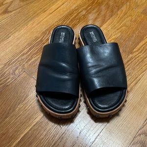 Michael Kors black sandals